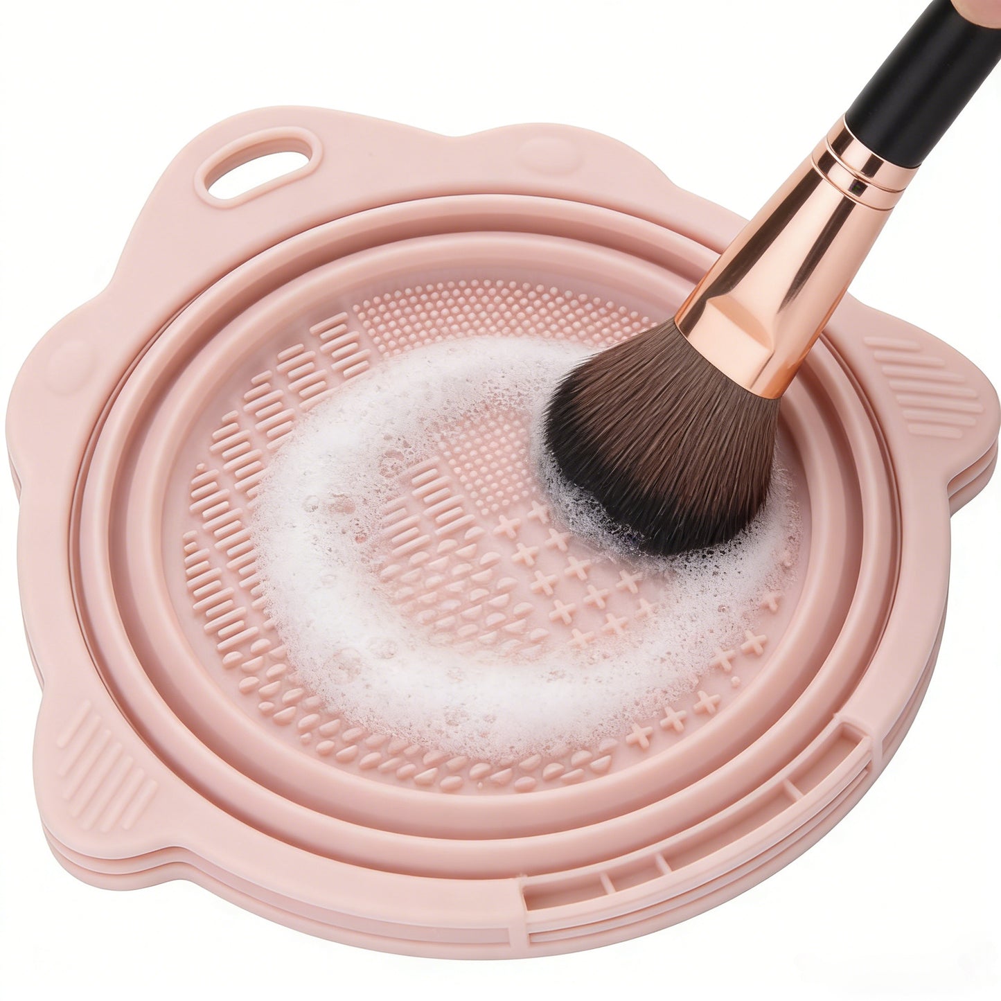 Professional Foldable Silicone Makeup Brush Cleaning Station