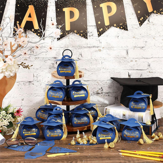 🎓mini graduation cap candy cards✨