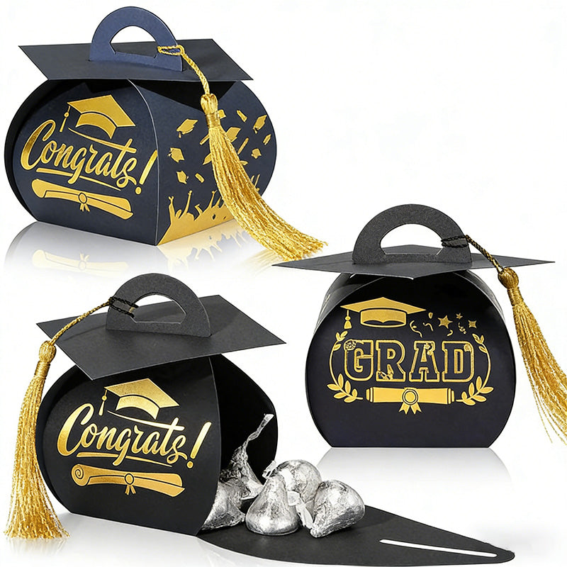 🎓mini graduation cap candy cards✨
