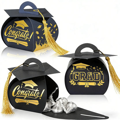🎓mini graduation cap candy cards✨