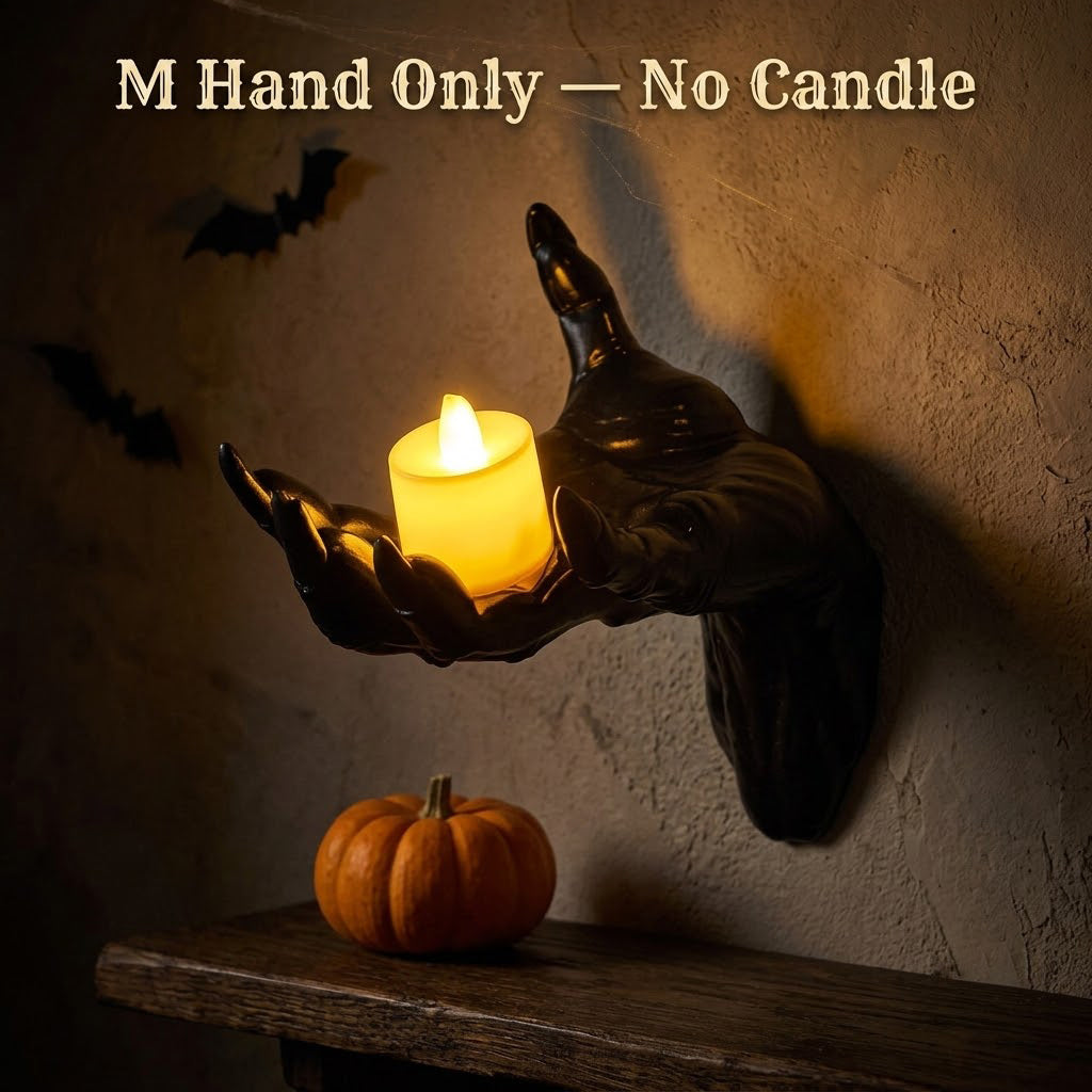 👻Gothic Hand Wall Candle Holders – 🎃Halloween Decor