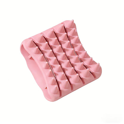 Ergonomic Elastic Silicone Scalp Massager and Shampoo Brush