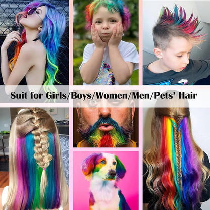 Festive Fun Hair Chalk Combs🪮