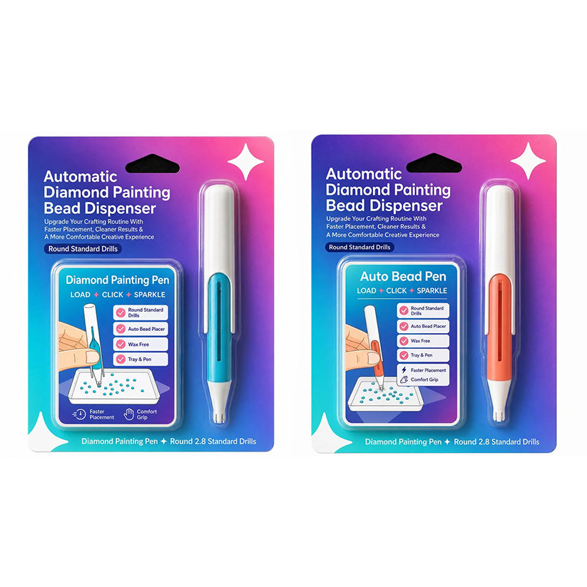 💎Automatic Diamond Painting Bead Dispenser(📦Buy 2 Sets, Get FREE Shipping)