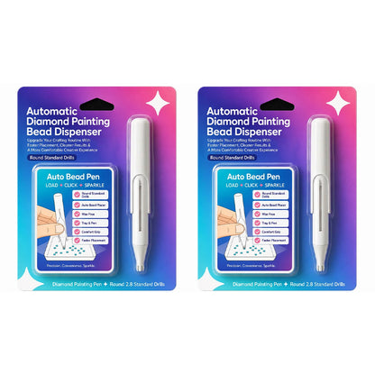 💎Automatic Diamond Painting Bead Dispenser(📦Buy 2 Sets, Get FREE Shipping)