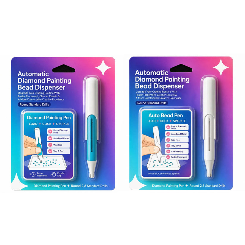 💎Automatic Diamond Painting Bead Dispenser(📦Buy 2 Sets, Get FREE Shipping)