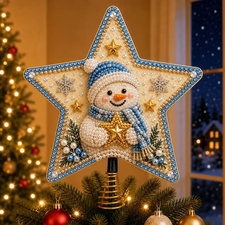 Snowman tree topper