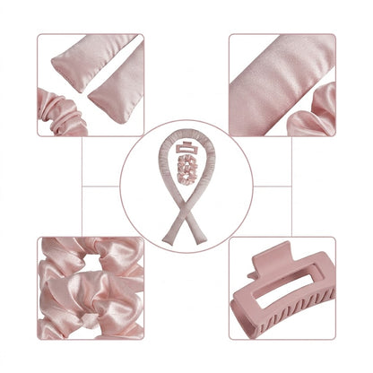 Heat-Free Overnight Silk Ribbon Hair Curling Set