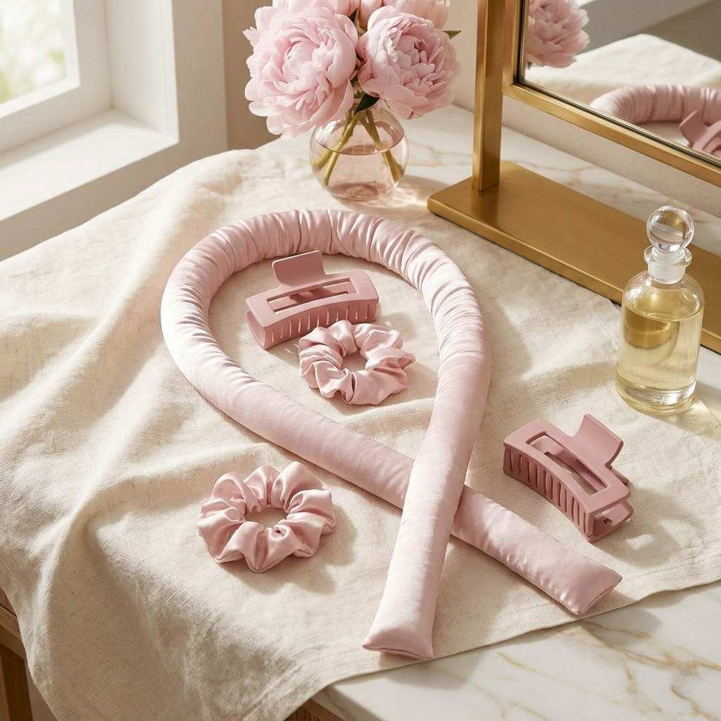 Heat-Free Overnight Silk Ribbon Hair Curling Set